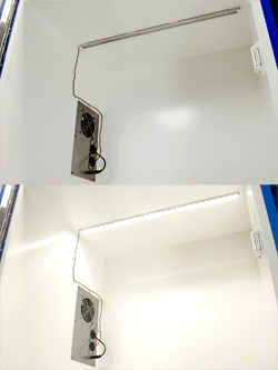 Illumination Strip in Chamber