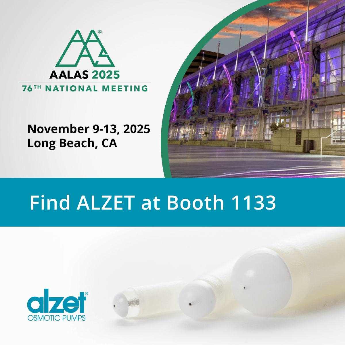 Meet ALZET at AALAS 2025